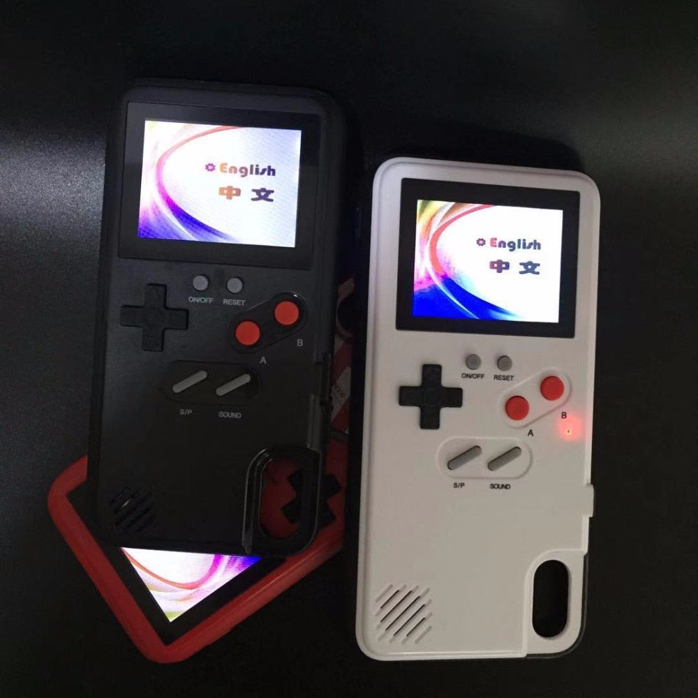 Full Color Display Game Phone Case for iPhone Xs Max Xr X TPU Frame XS Max Game cover for iPhone 6 7 8 Plus Xs Max Xr Case Cover