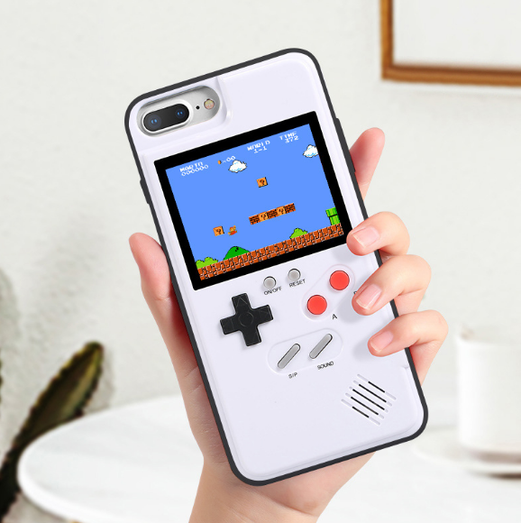 Full Color Display Game Phone Case for iPhone Xs Max Xr X TPU Frame XS Max Game cover for iPhone 6 7 8 Plus Xs Max Xr Case Cover